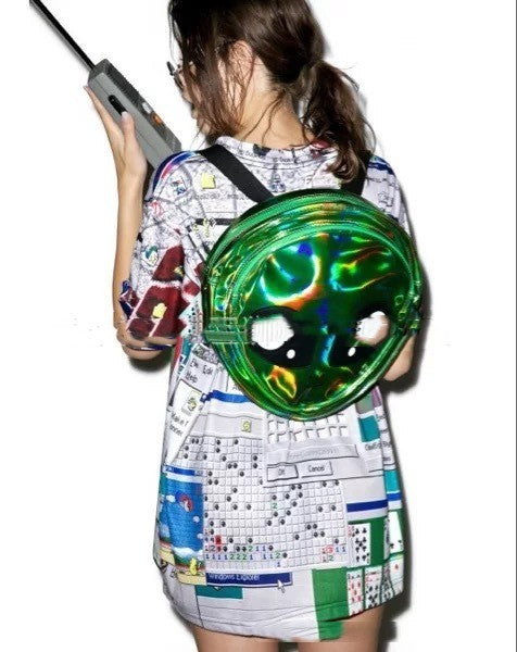 Sac à dos laser Couple Personnalité Mode