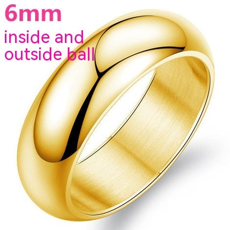 Fashion Personalized Glossy Ring For Women