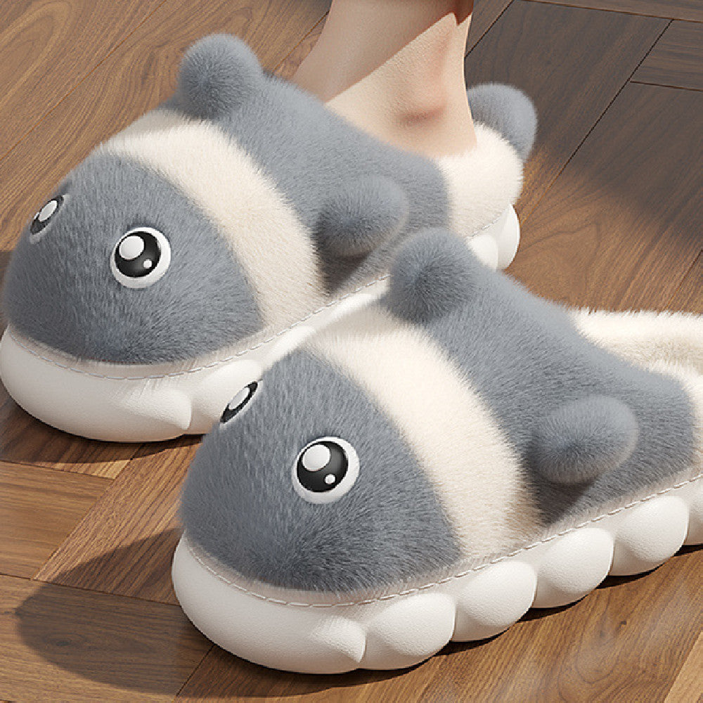 Pantoufles moelleuses mignonnes et chaudes pour la maison, parent-enfant