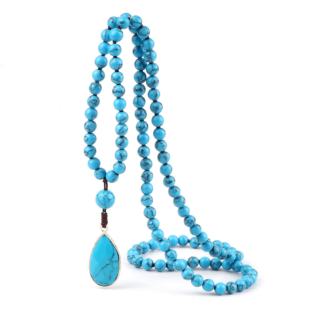 Creative Fashion Multi-circle Layer 108 Pieces Bead String Jewelry Necklace Bracelet