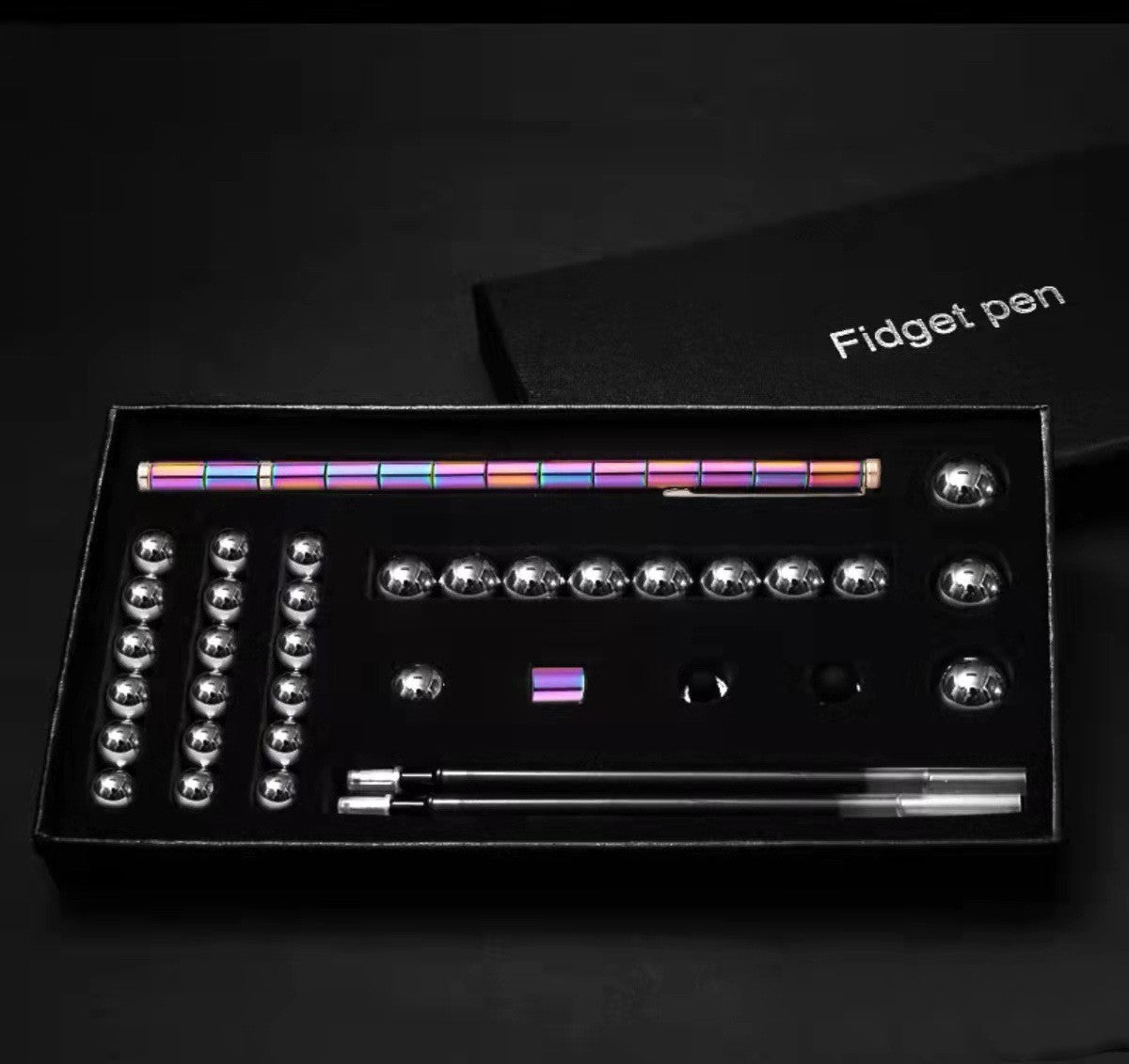 Bolígrafo Polar magnético, imán de Metal Modular, tinta de pensamiento, juguete antiestrés, enfoque antiestrés, bolígrafo táctil borrable