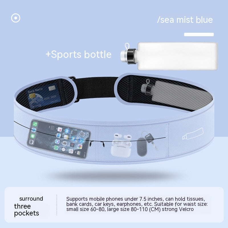 Bolso multifuncional invisible de la cintura del bolso del teléfono móvil que corre