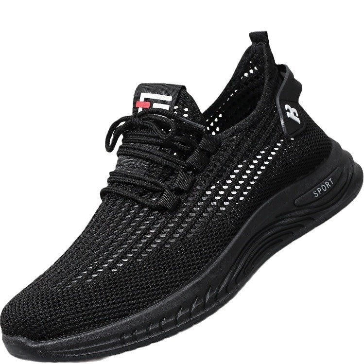 Pijamas de ocio de verano para hombres Zapatos de malla con fondo suave