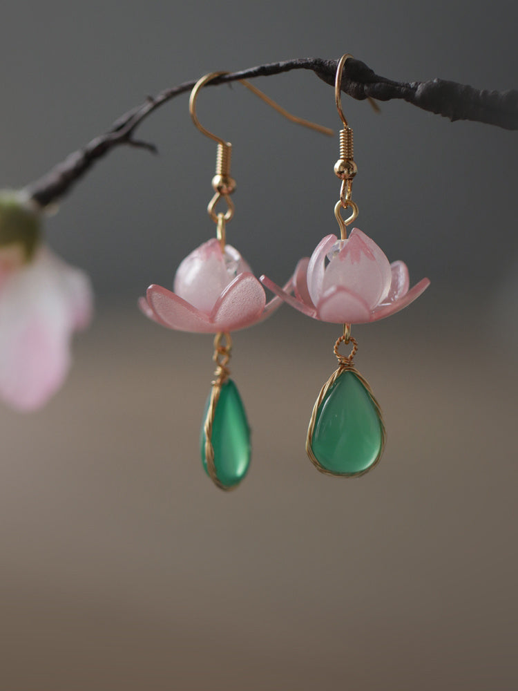 Boucles d'oreilles féeriques de style chinois ancien