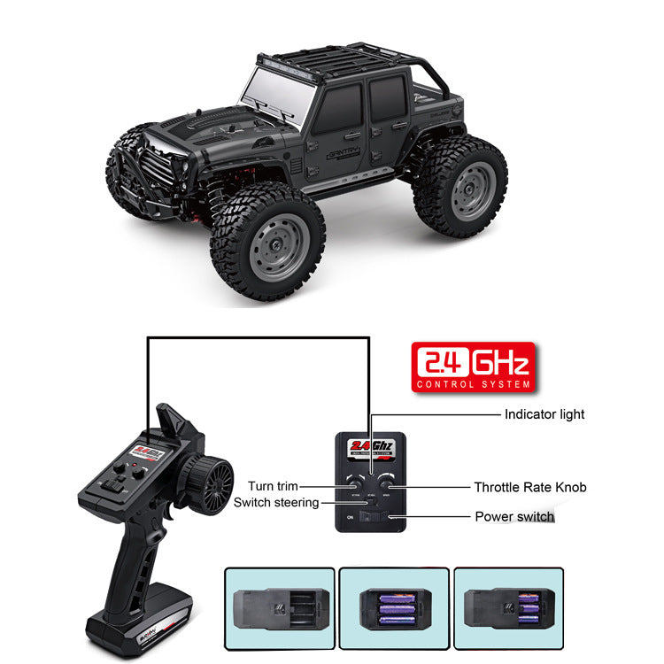 Voiture jouet télécommandée à grande vitesse de chargement à grande échelle