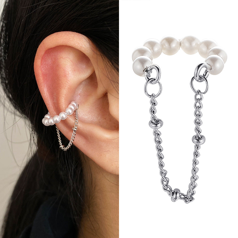 Ensemble créatif simple de cinq clips d'oreille non percés