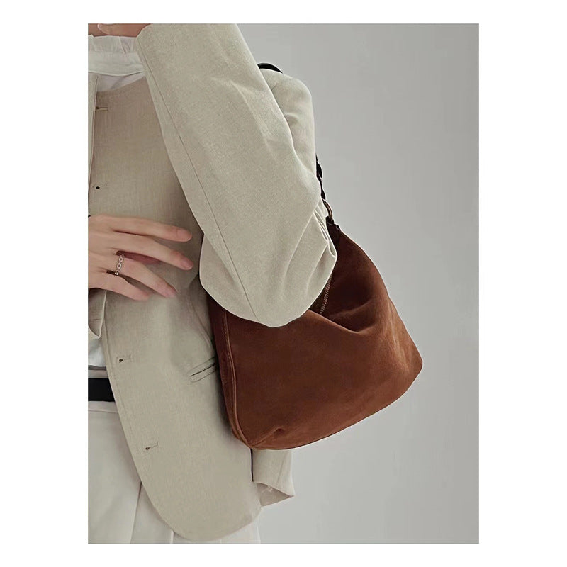 Sac messager à bandoulière Portable en cuir de vache, couche supérieure de haute qualité