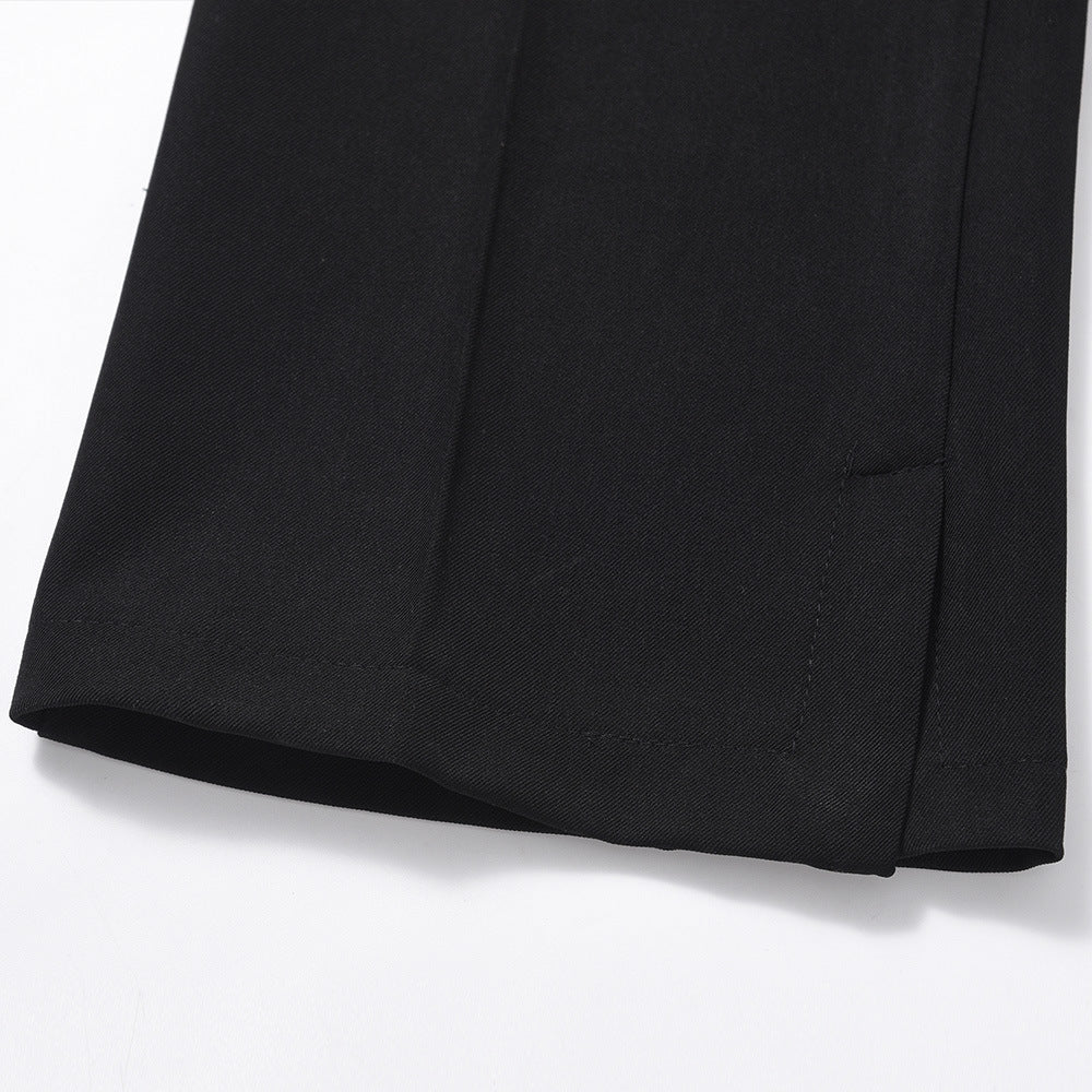 Men's Straight Loose Mop Suit Long Pants