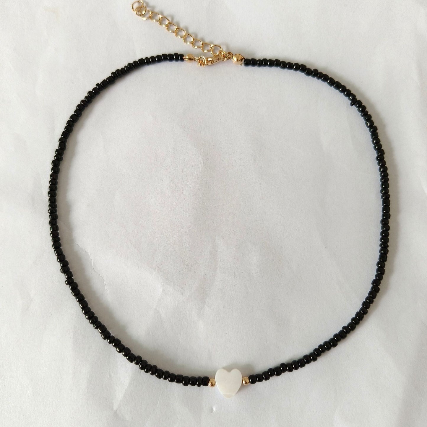 Popular Heart Shell Bead Necklace For Women