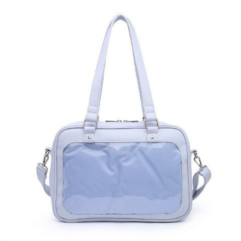 Transparent Badge Cartoon Backpack