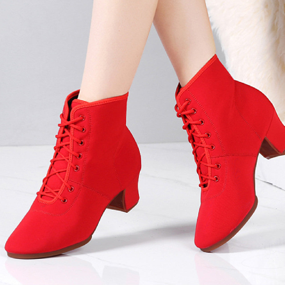 Chaussures et bottes de danse pour femmes, pratique de la danse carrée en plein air