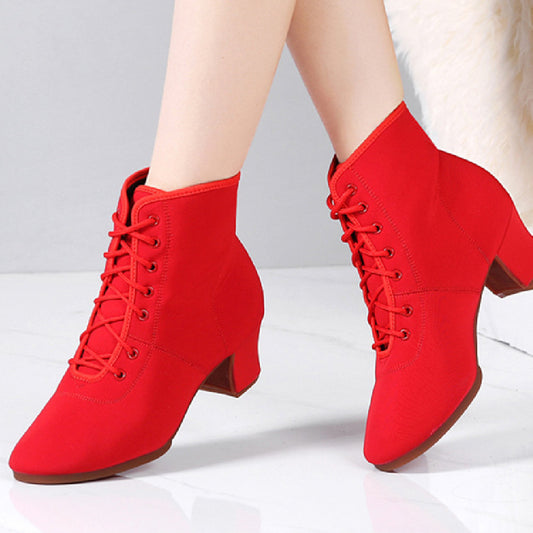 Chaussures et bottes de danse pour femmes, pratique de la danse carrée en plein air