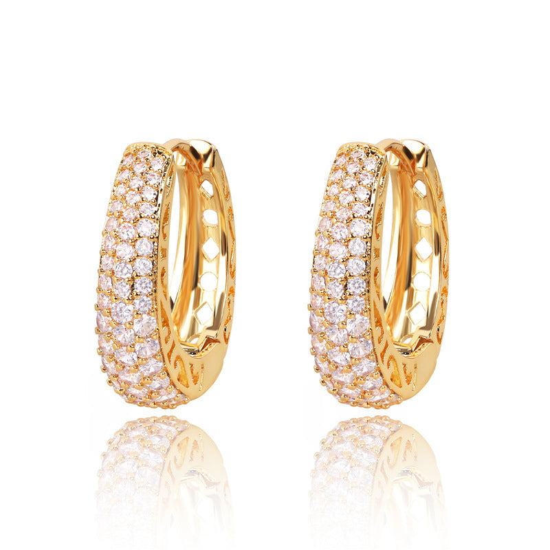 Boucles d'oreilles françaises galvanisées, clous d'oreilles de Style créatif