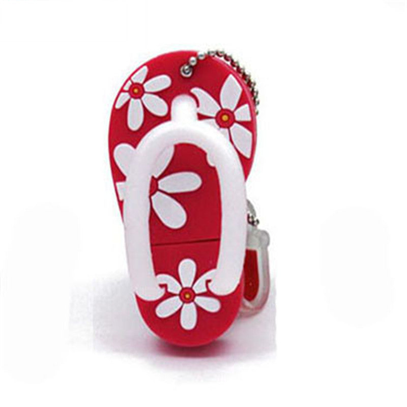 Chaussures de plage créatives de dessin animé, Mini disque U, mode, personnalisation