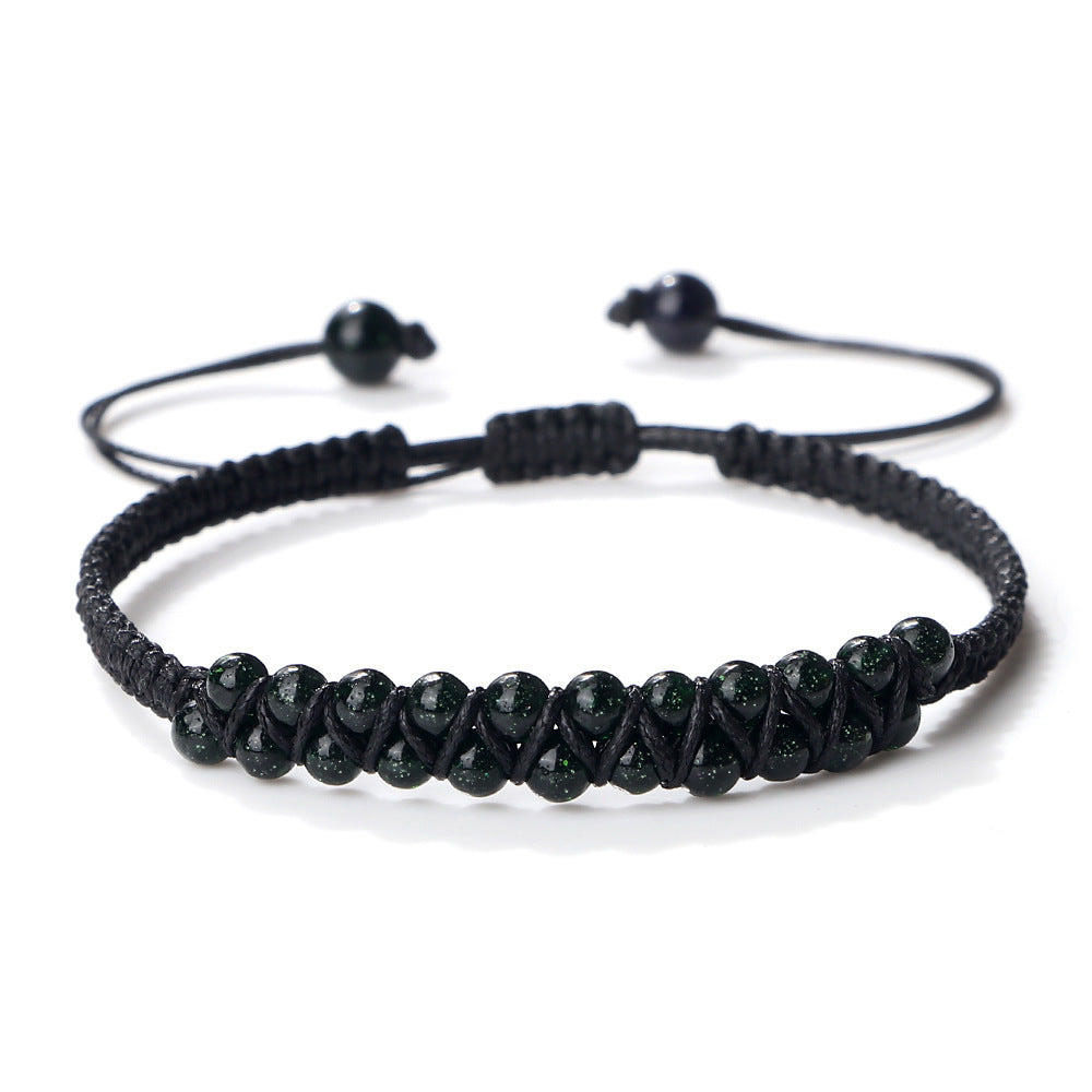 Bohemian Style Fashion Accessories Friendship Rope Bracelet Double Row Beads