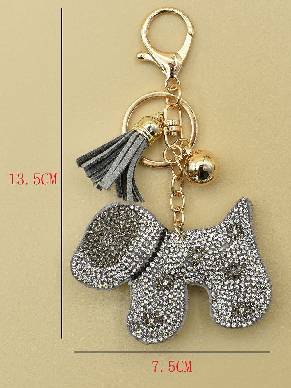 Pendentif de sac élégant en forme d'animal de dessin animé
