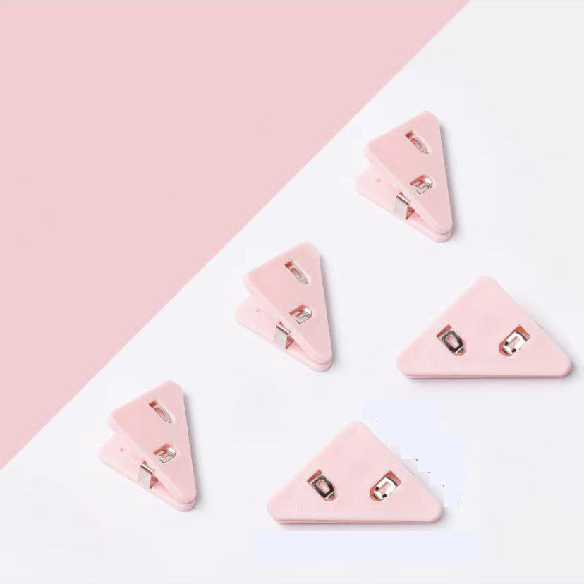 Clip de esquina de almacenamiento de archivos para estudiantes Ins