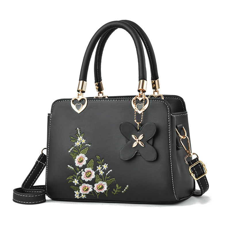Sac à main à bandoulière décoratif à imprimé Floral pour femmes, mode européenne et américaine