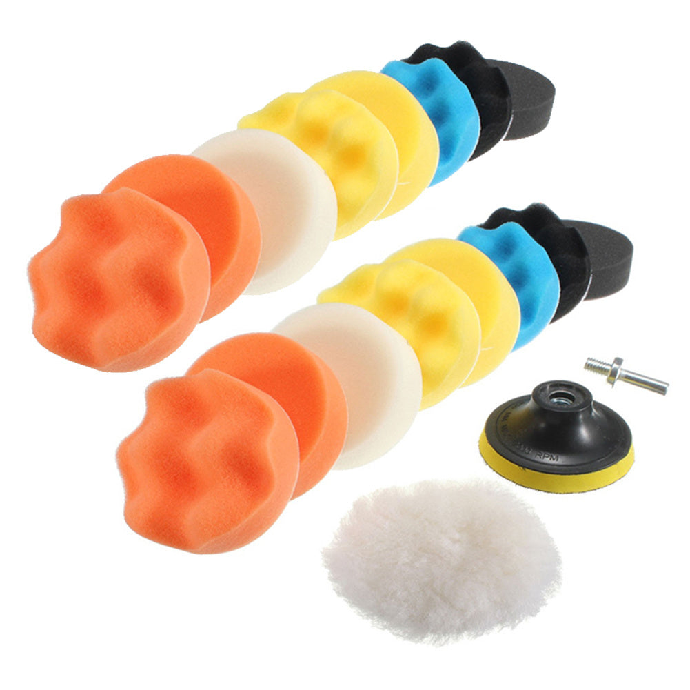 Esponja para pulir autos de 3 pulgadas y 7 piezas