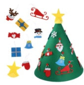 Tissu en feutre pour décorer le sapin de Noël