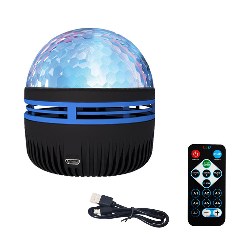 Remote Control Water Ripple Starry Sky Airdrop Small Night Lamp