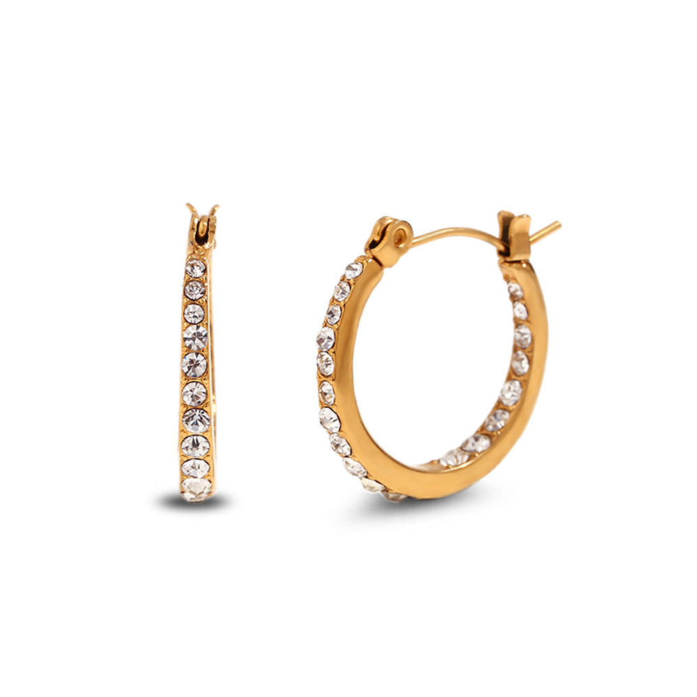 Boucles d'oreilles minimalistes de haute qualité, mode européenne et américaine
