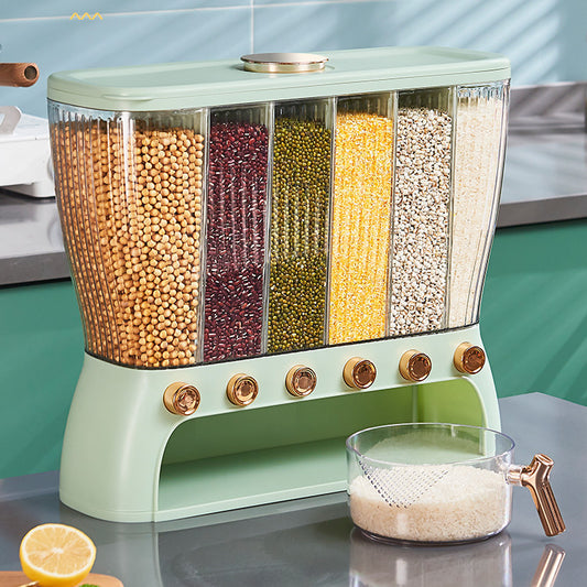 Compartiment séparé pour boîte de rangement pour céréales de cuisine