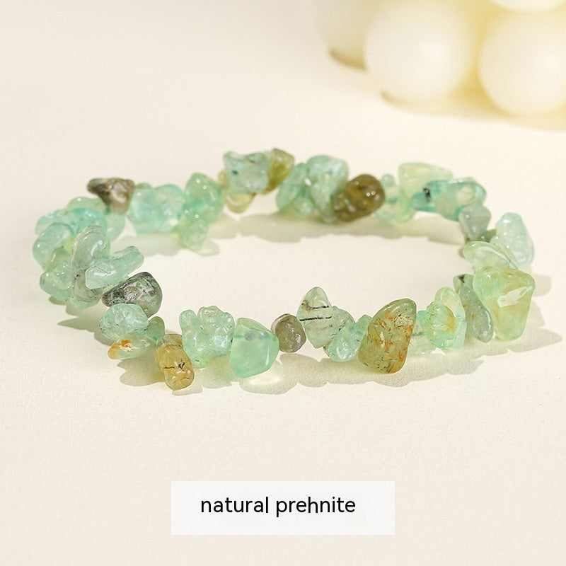 Natural Crystal Gravel Agate Aventurine Irregular Bracelet