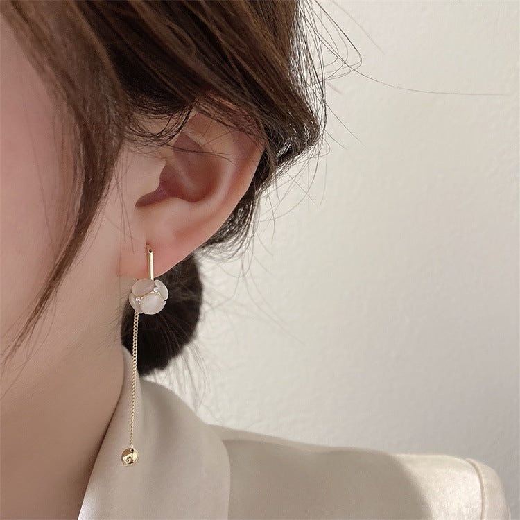 Boucles d'oreilles à pampilles légères et de luxe de haute qualité