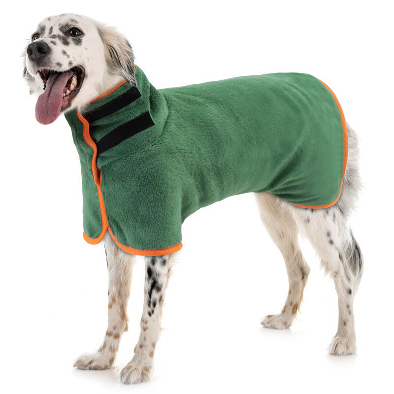 Albornoz para perros, abrigo de secado para mascotas, toalla de playa absorbente de microfibra para perros grandes, medianos y pequeños, gatos de secado rápido