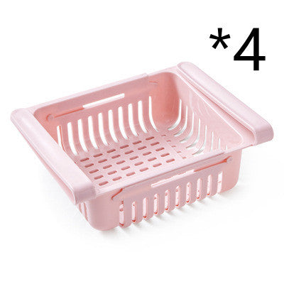 Panier de rangement pour réfrigérateur, boîte de rangement extensible multifonction pour réfrigérateur de cuisine