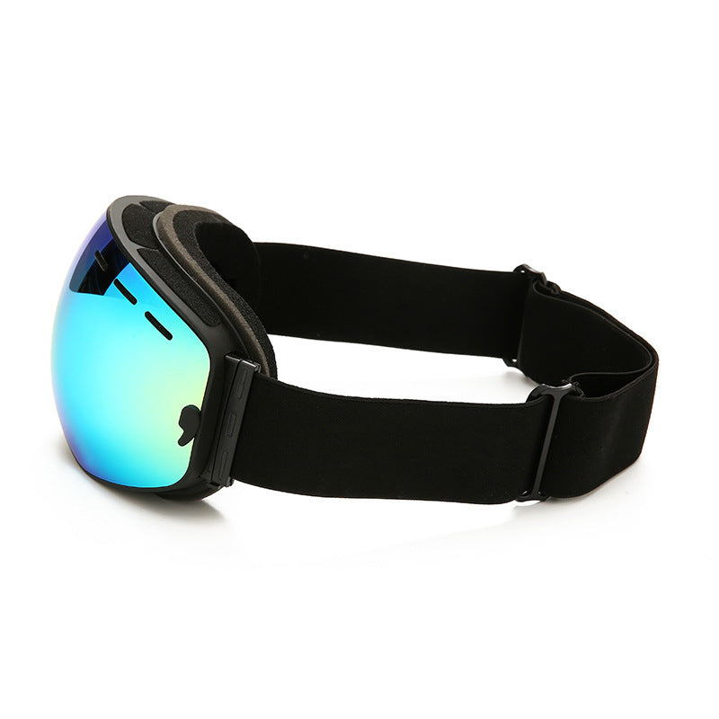 Grand miroir sphérique enduit, lunettes coupe-vent pour myopie à la cocaïne, lunettes de ski HX18 Edge