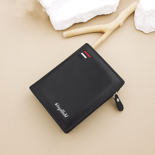 Cartera Hombre Cremallera Cerrojo Corto B Palabra