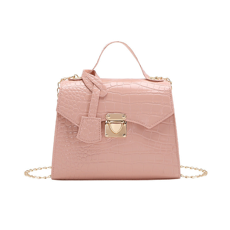 Street Fashion PU Crocodile Pattern Women's Handbag