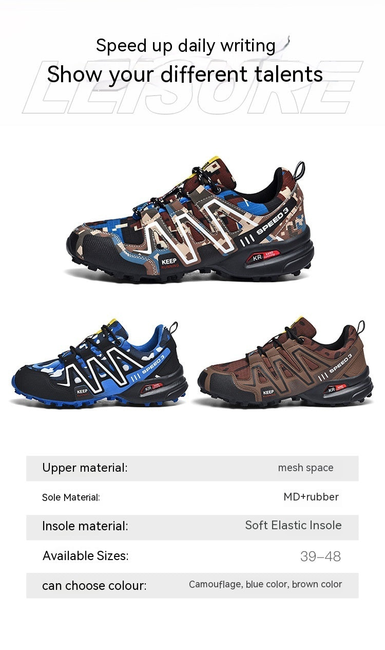 Chaussures décontractées de sport de plein air pour hommes d'automne