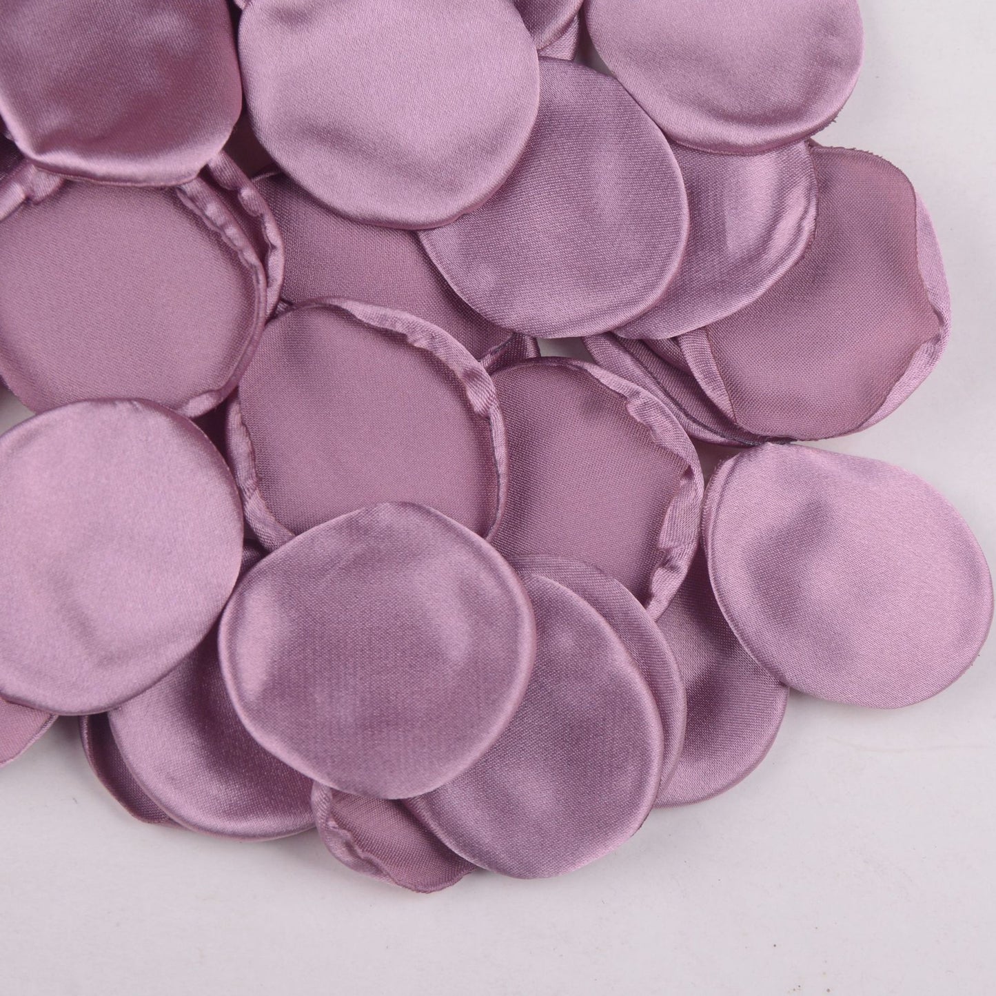 4cm Silk Rose Burnt Edge Petals Wedding Glowing Cream Powder Laminate