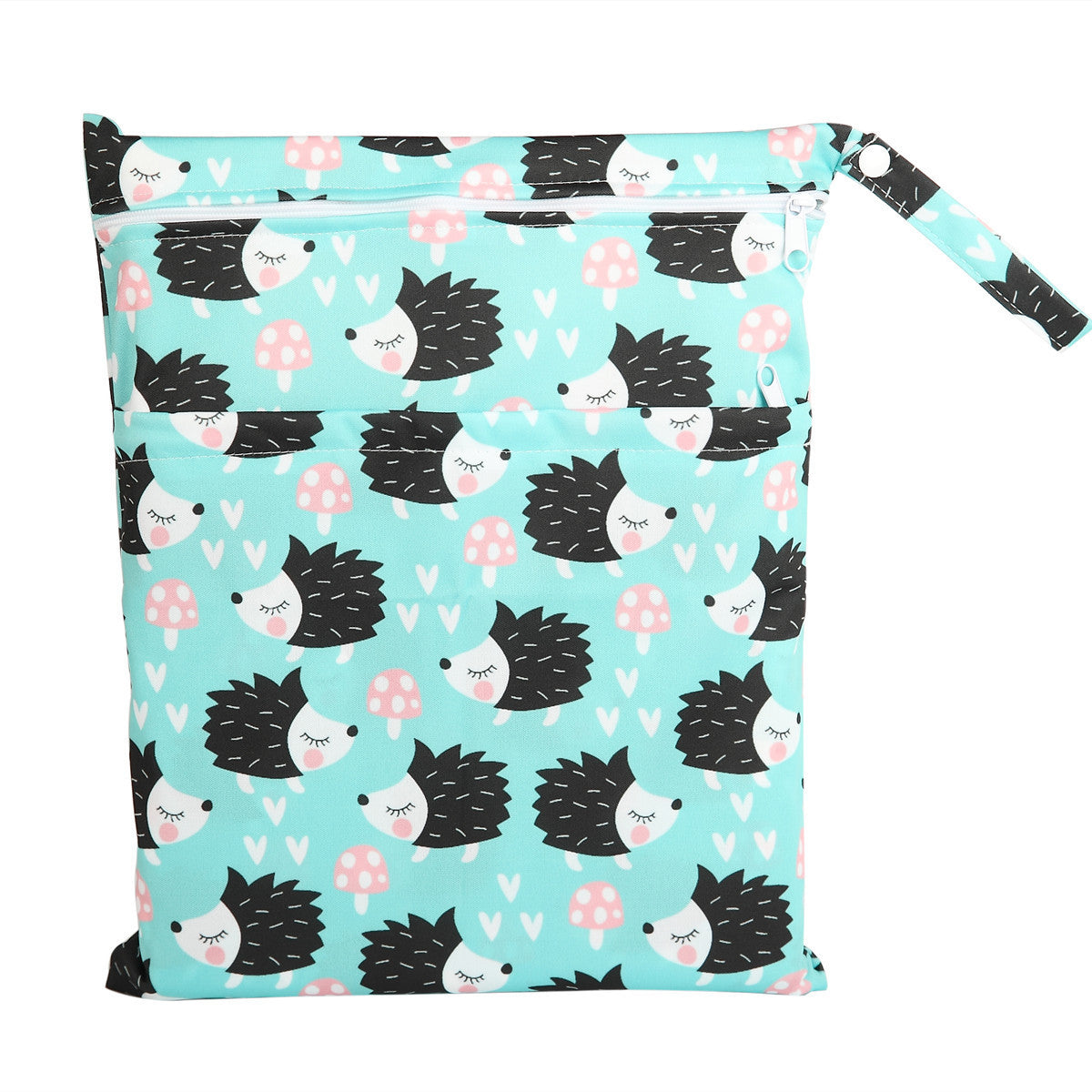 Bolsa de pañales con errores de gran capacidad y doble bolsillo, tamaño mediano