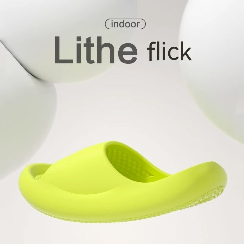 Pantoufles muettes pour femmes, sandales antidérapantes simples de bain d'été pour la maison