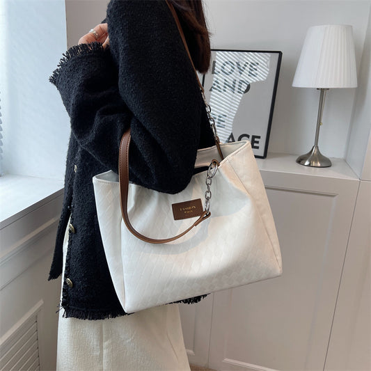 Sac fourre-tout à bandoulière assorti pour femmes