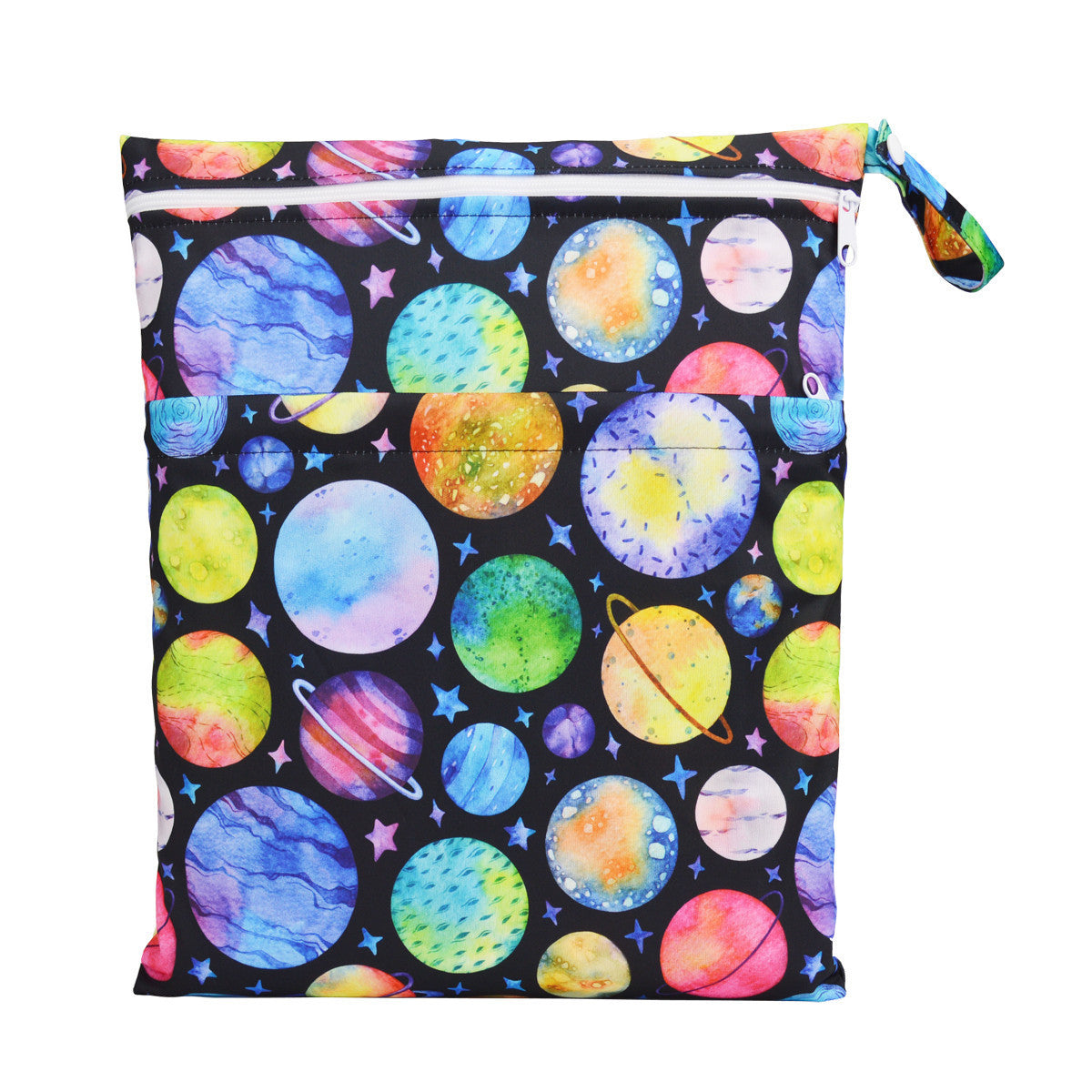 Bolsa de pañales con errores de gran capacidad y doble bolsillo, tamaño mediano