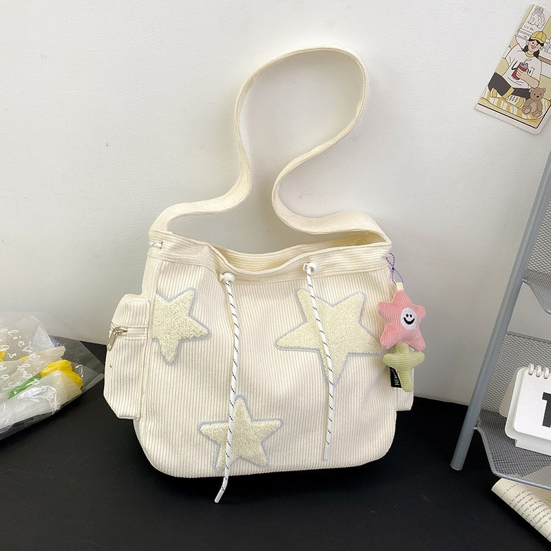 Sac à bandoulière étoile à cinq branches décontracté et sauvage