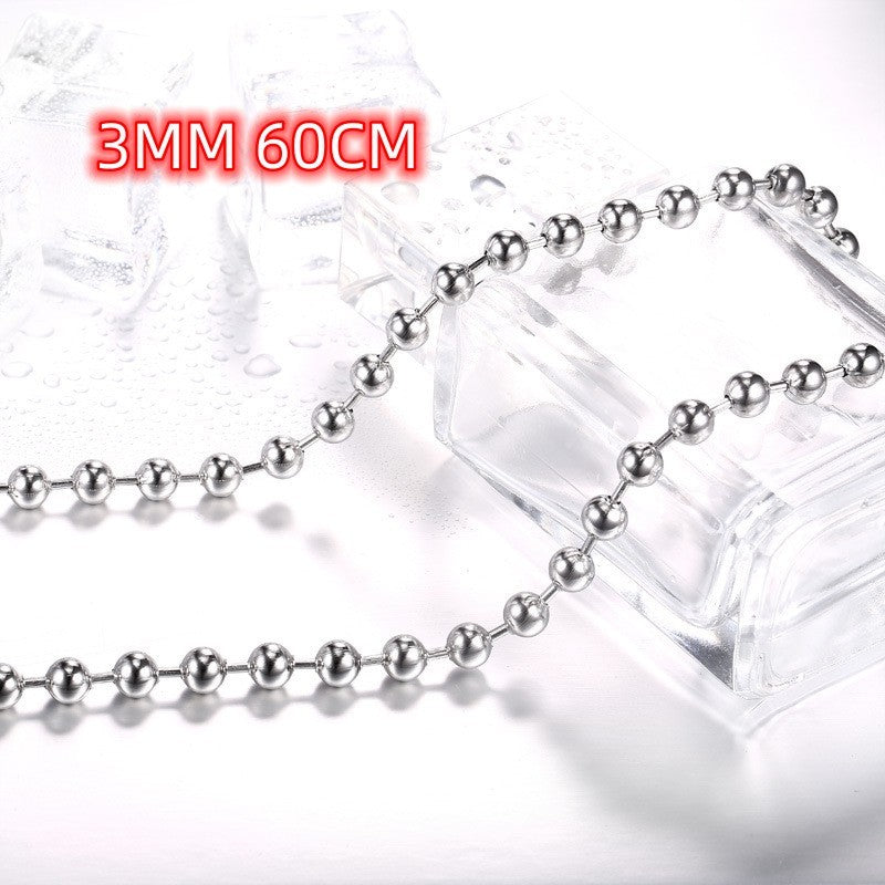 Men's Fashion Personality Retro Stainless Steel Pendant Necklace