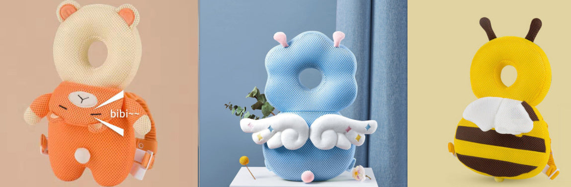 Prevención de caídas infantiles Reposacabezas para caminar para bebés