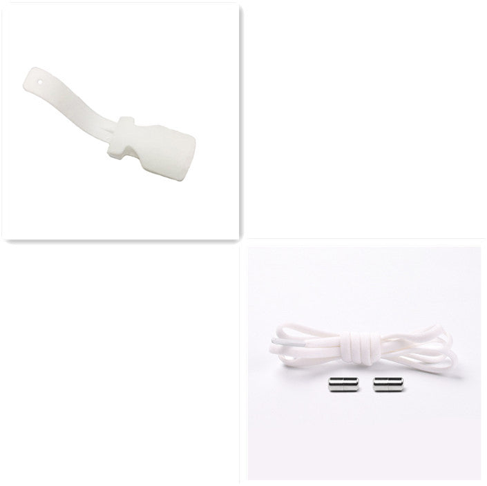Lacets élastiques sans cravate lacets de chaussures en demi-cercle pour enfants et adultes baskets lacets de verrouillage en métal paresseux rapides cordes de chaussures