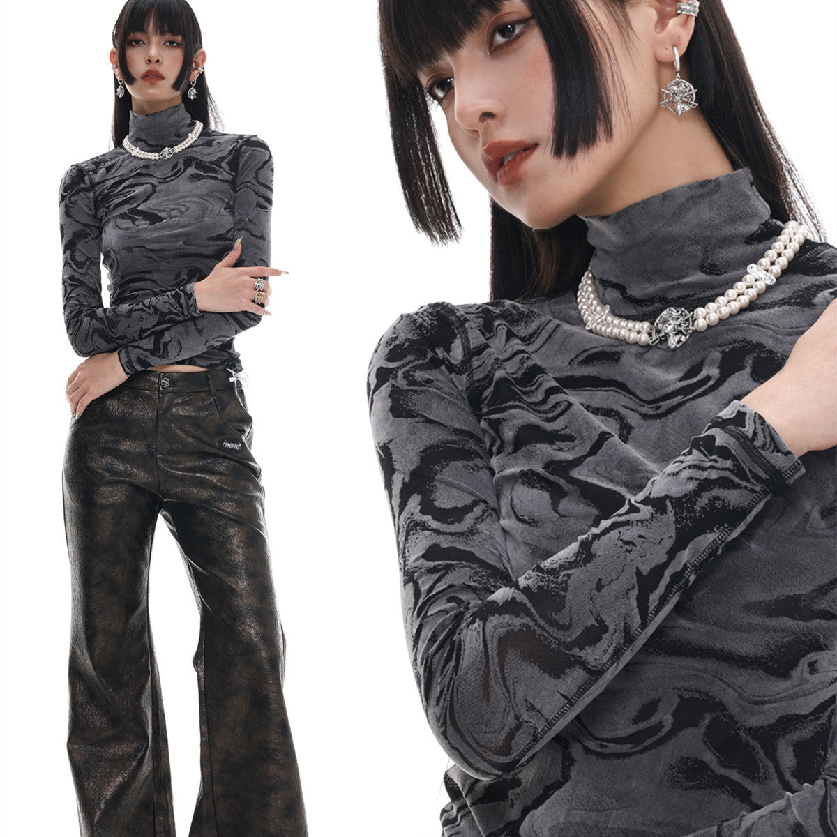 Women's Fashion Vintage Made Old Light Luxury Old Collarbone Chain
