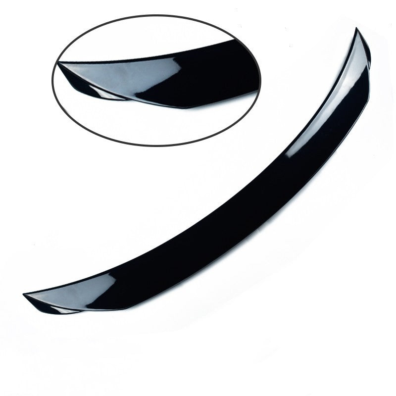 Model 14-21 Mazda 3 Exela Modified Tail Trim Sports Bright Black Tail Blade Large Fixed Wind Surrounded