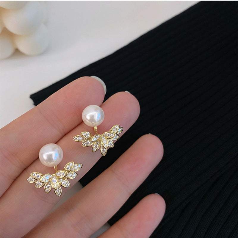 Boucles d'oreilles de luxe légères pour femmes, une paire, deux styles de port, haute qualité
