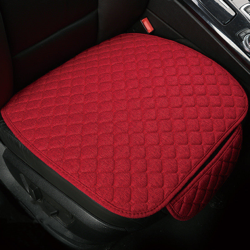 Protector de funda de asiento de coche de lino