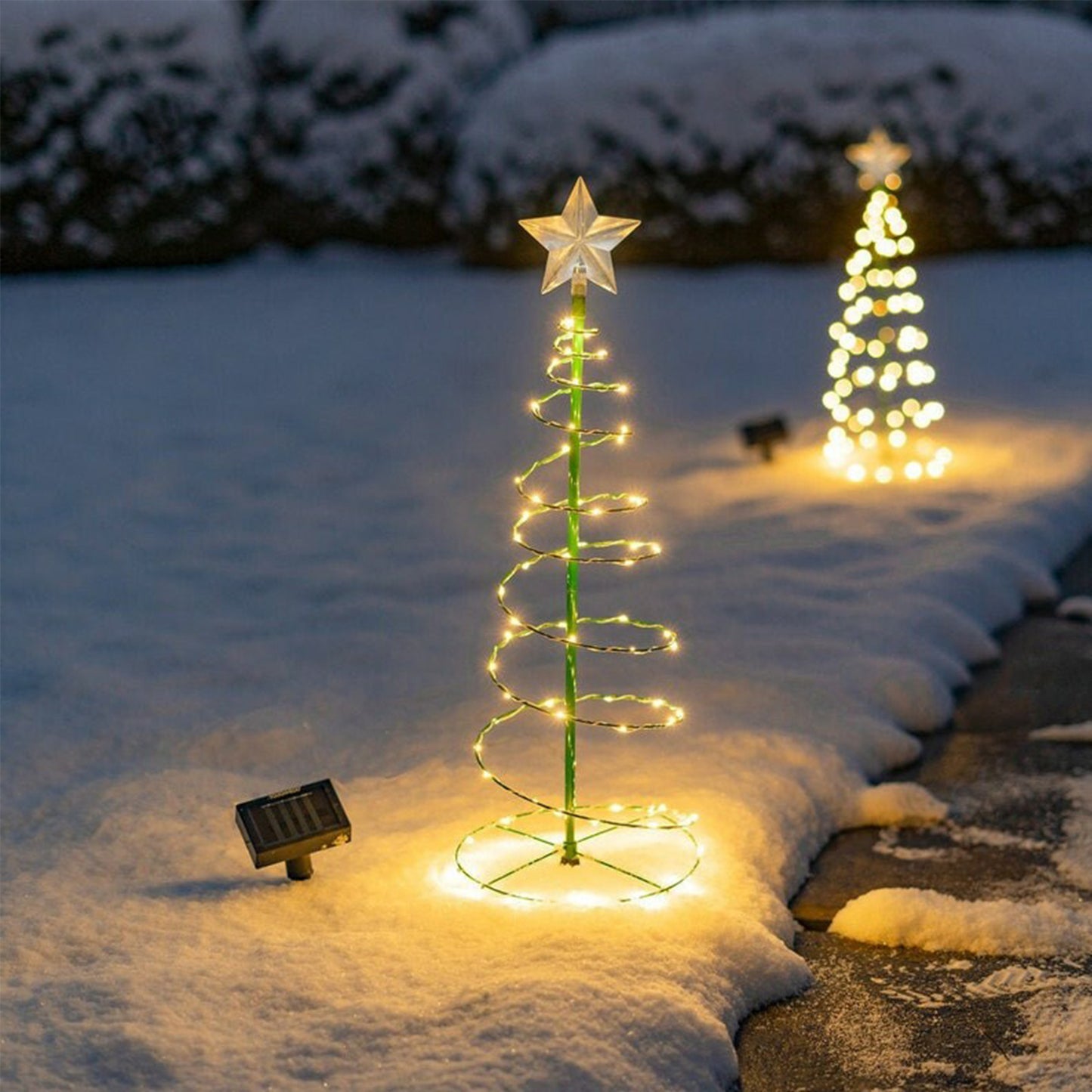 Decoración del árbol de Navidad Iluminación del patio al aire libre