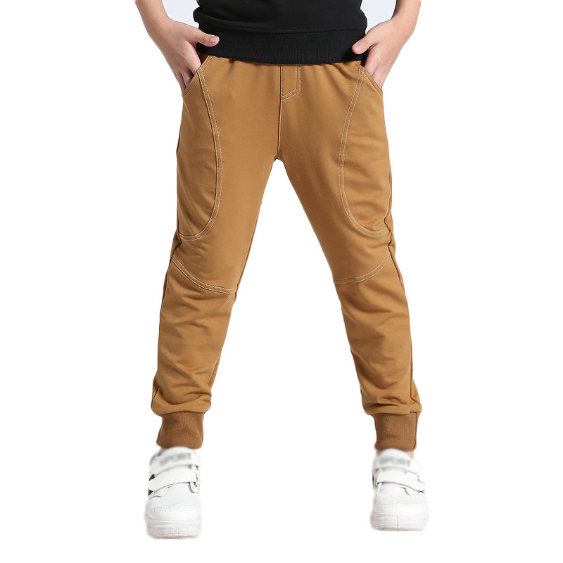 Pantalons de sport décontractés en pur coton pour enfants, nouvelle collection printemps et automne